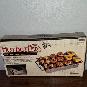 Vintage Metrokane Hot Butler Super-Conductive Aluminum Heat Tray Non-Stick